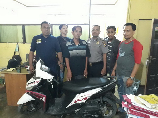 Gelapkan Sepeda Motor Teman, Polisi Tangkap pelaku di Rohul